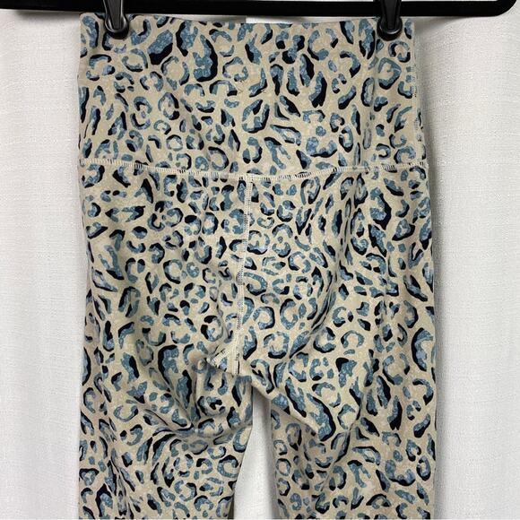 Varley Cream Blue&Black Century Animal Print Leggings Sz.XS - Picture 12 of 16